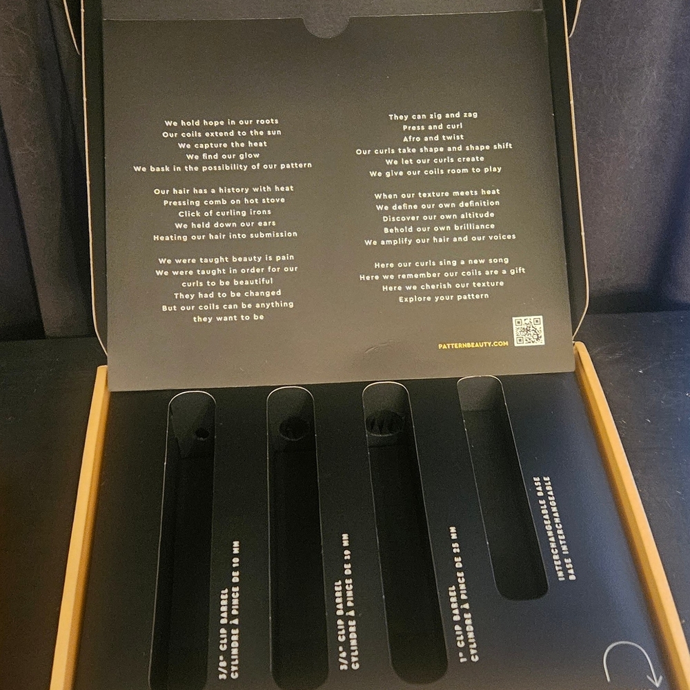 Pattern 3 in 1 Interchangeable Curling Iron Set - Picture 8 of 9